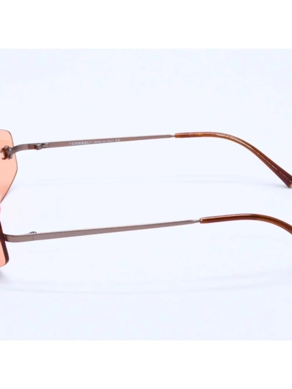 Chanel Rimless Sunglasses Eyewear 4002 CC Logo